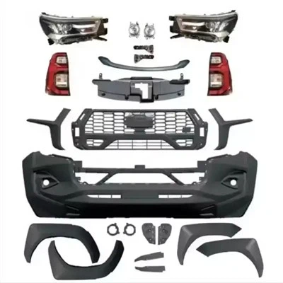 1 Set Facelift Body Kits For Hilux Revo Rocco 2015+ Converse To 2023 2024 GR Sports Include Bumper Headlights Grill Rare Lights price