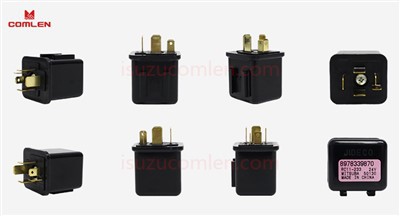 Different Relays ( ECM Relay ,A/C Relay, Horn Relay ,Starter Relay, Flasher Relay ,Wiper Relay ) For ISUZU 700P NPR Trucks 8981671730 8972385400 8971730350 8970628150 8972649470 1834700600 8982339760 8970363591 manufacturers