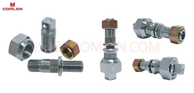 Front And Rare Wheel Nuts & Stud Wheel Bolts For ISUZU NKR NPR NQR 700P 8943834371 8943834361 8-94383437-1 8-94383436-1 factory