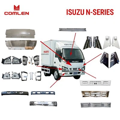 Hot Sale Chromed Facelifts For ISUZU N-Series Pumper /Headlamp/ Corner Panel / Front Corner Cover /Corner Trim For ISUZU N-Series NPR NKR NLR NMR NHR NQR high quality