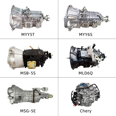 Aluminum MYY6S Gearbox Transmission Assembly For ISUZU NHR NLR NMR NPR NQR Trucks With 4HF1 4HG1 4HK1 4JJ1 Engine factory
