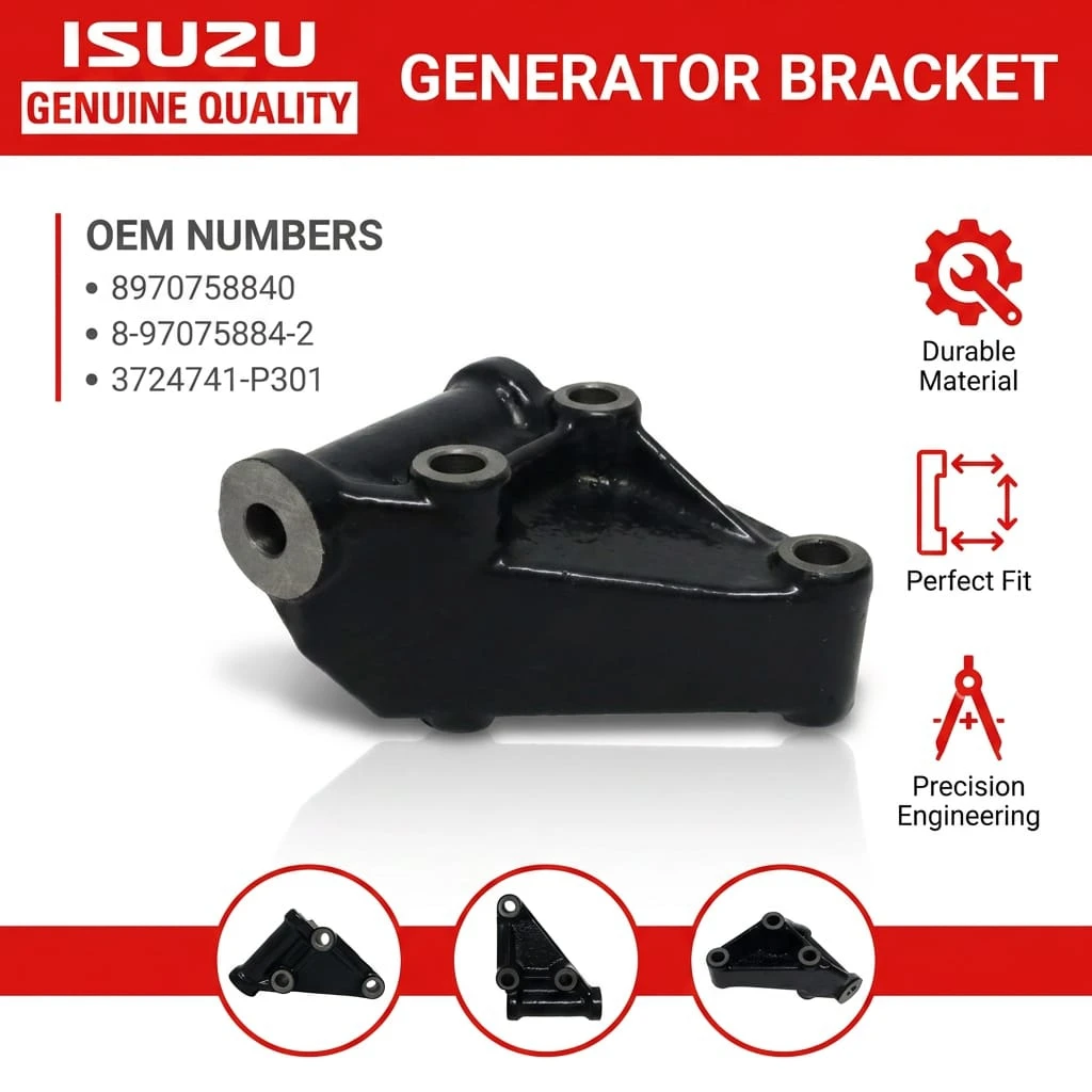 8970758840 8-97075884-2 Generator Bracket Suitable For ISUZU NKR NPR 700P