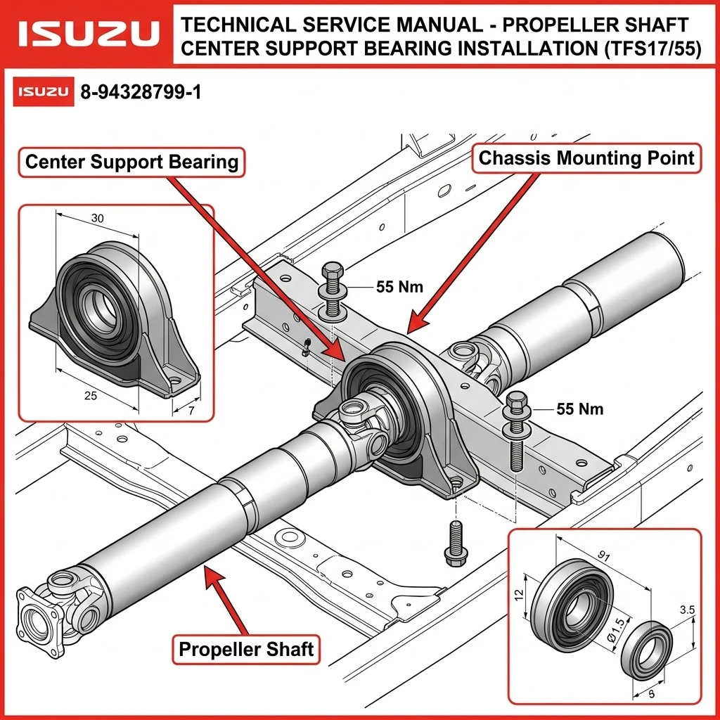 Drive Shaft Center Support Bearing /Propeller Shaft Center Bearing Assembly Drive Shaft Center Support Bearing /Propeller Shaft Center Bearing Assembly