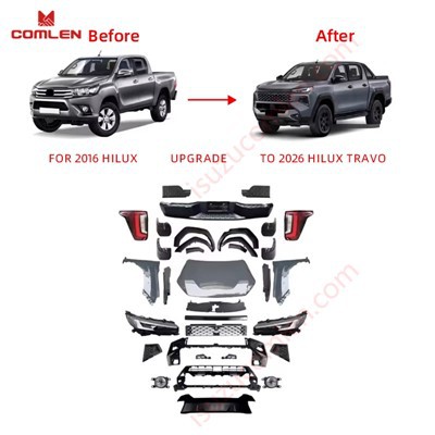 New Arrival 1 Set Facelift Upgrade Body Kits For 2016 HILUX UPGRADE To 2026 HILUX TRAVO